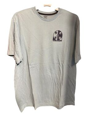 Volcom Men's Short Sleeve Logo T-Shirt in Light Blue